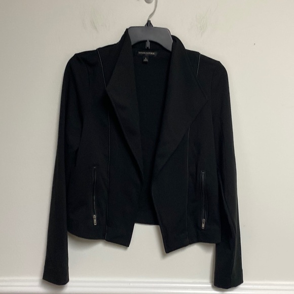 Banana Republic Jackets & Blazers - Banana Republic Women’s Open Jacket Black Size Small Zipper Pockets